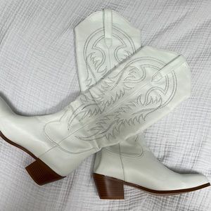White Cowboy Boots